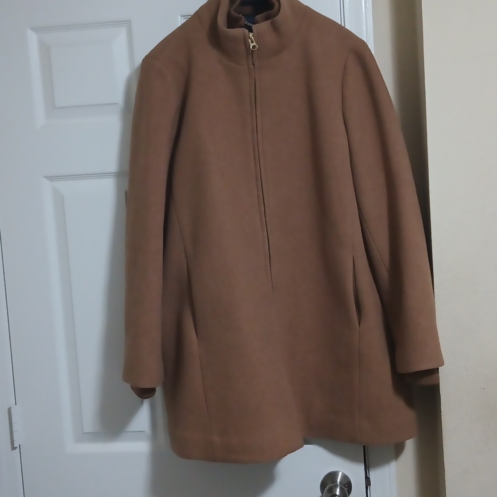 J.Crew Lodge Coat  Italian Stadium-Cloth Wool